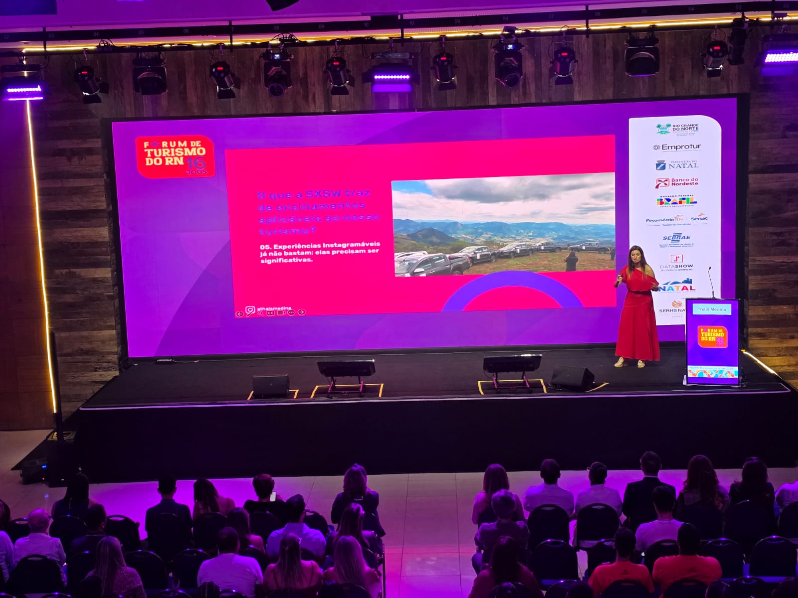 Thais Medina aborda lições da SXSW para o Turismo e estratégias de Marketing para destinos em palestra no RN
