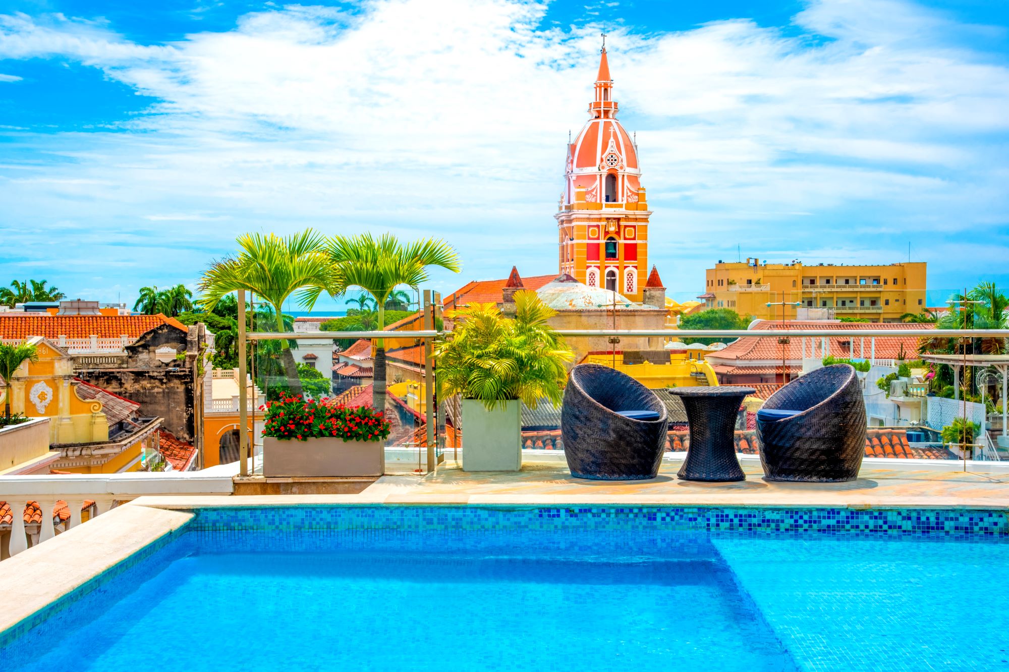 Vista do NH Royal Urban Cartagena, em Cartagena de Índias.