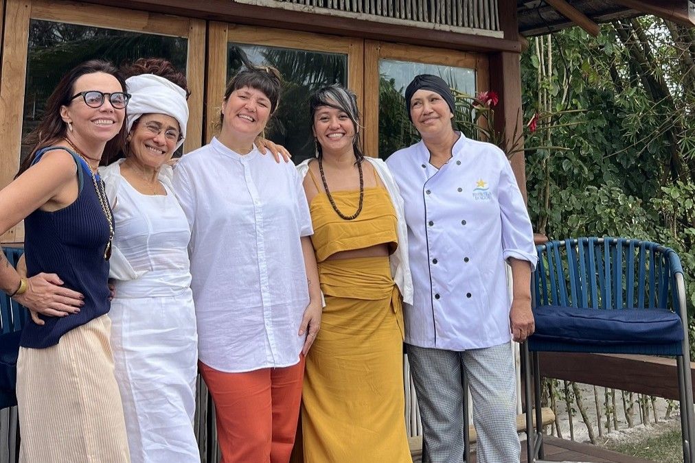 Evelyn Gavioli, Neka Menna Barreto, Katia Lyra, Priscila Nonaka e Maria de Fatima Moraes da Silva