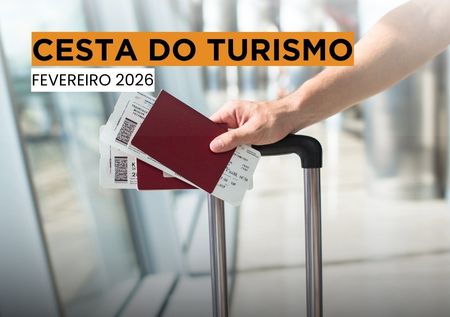 Passagens aéreas impulsionam inflação da cesta do turismo em fevereiro